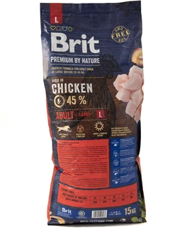 Brit Premium Корм з куркою для дорослих собак великих порід