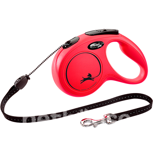 Flexi New Classic M — повідець-рулетка для собак до 20 кг, трос, 8 м