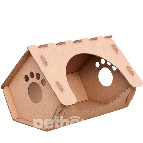 FuTuFu Pets Картонний будиночок "Вусолаподім" для котів