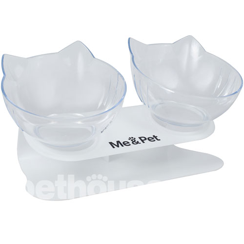 Me&Pet Подвійна годівниця Double Cat Food Bowl