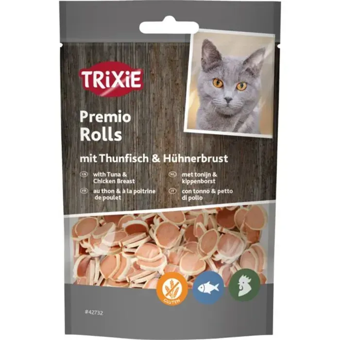 Trixie Ласощі Premio Rolls тунець для котів