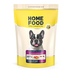 Гіпоалергенний корм для собак малих та середніх порід Home Food з телятиною та овочами 1,6кг (4820290091047)
