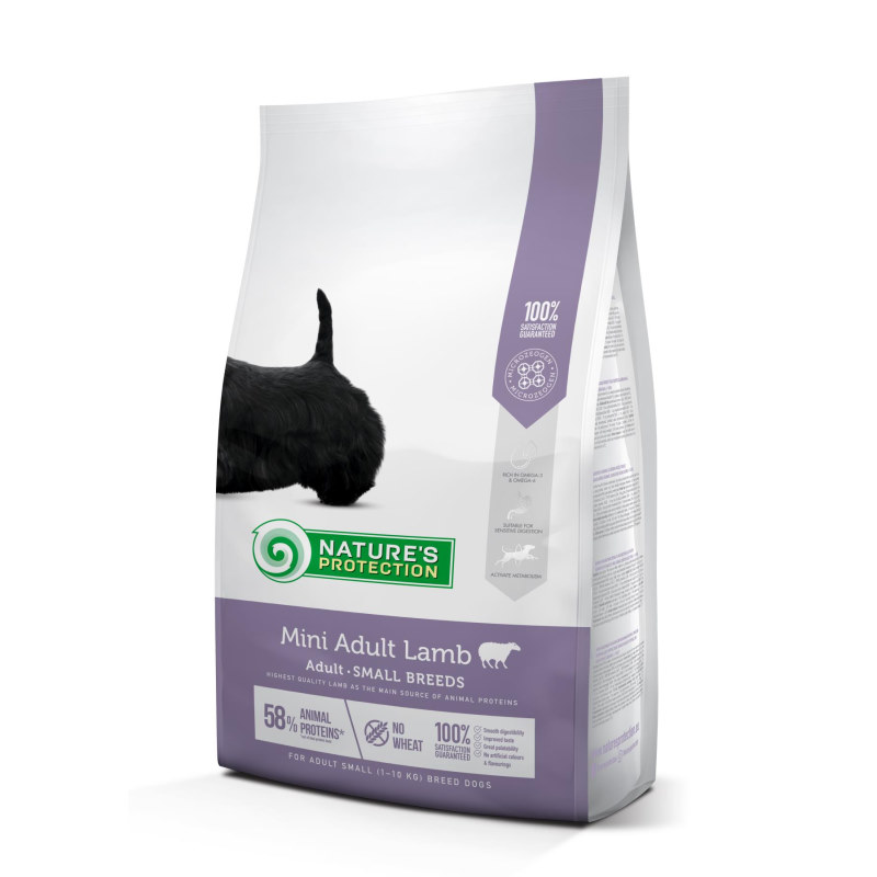 Nature's Protection Nature&amp;#039;s Protection Mini Adult Lamb Small Breeds – Сухой корм с мясом ягненка для взрослых собак мелких пород (18 кг)