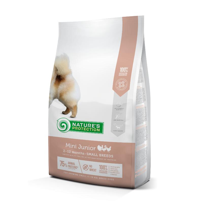 Nature's Protection Nature&amp;#039;s Protection Mini Junior Small Breeds - Сухой корм с курицей для щенков маленьких пород (7,5 кг)