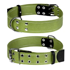 Нашийник для собак бавовняна тасьма CoLLaR Брезент (ширина 45 мм, довжина 56-71 см)