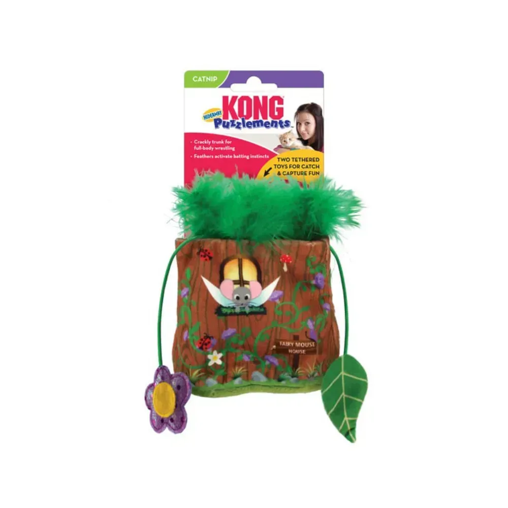 Kong Puzzlements Hideaway іграшка для котів 10,8х10,8 см - різнокольоровий