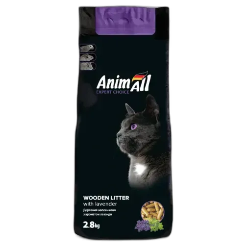 AnimAll наповнювач деревний 2,8 кг - лаванда