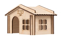 Без бренда Будиночок для гризунів LOCO TOY's LH-1032 розмір 14 х 10 х 10 см