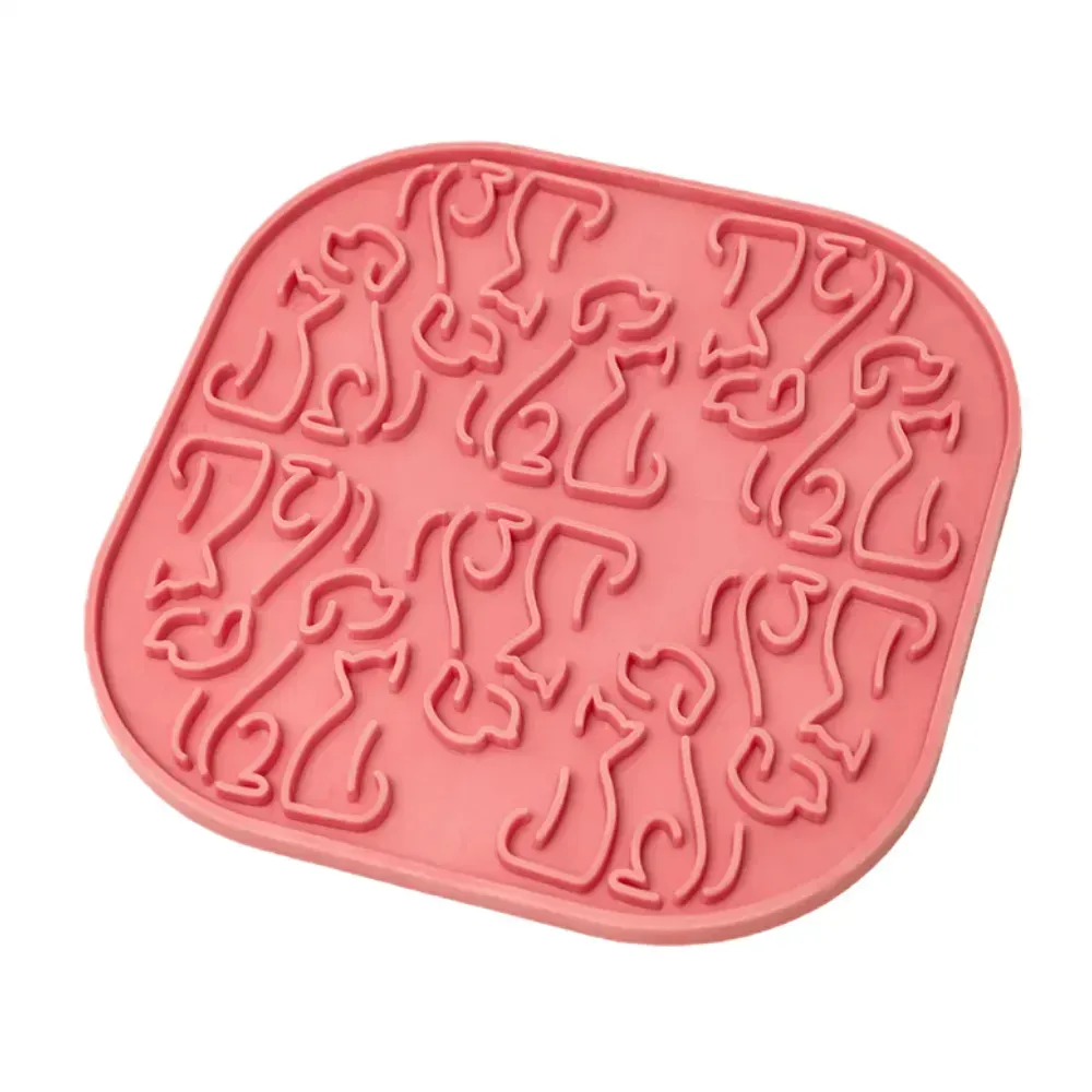 Fiboo Lollipop mat інтерактивний килимок для котів 19х19 см - рожевий