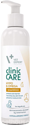 VetExpert Clinic Care Hypo & Omega Shampoo Пом'якшувальний шампунь для собак і котів