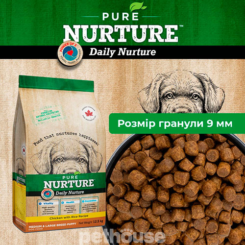 Pure Nurture Корм з куркою для собак великих порід