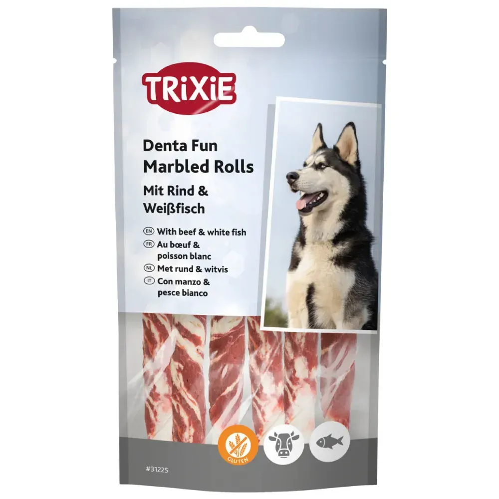 Trixie Ласощі Denta Fun Marbled для собак