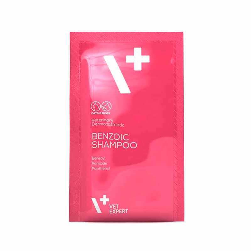 VetExpert (ВетЭксперт) Benzoic Shampoo - Антибактериальный бензойный шампунь для жирной кожи у собак и кошек (250 мл)