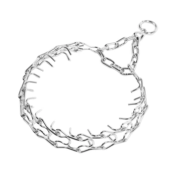 Collar Нашийник хромований дротяний строгий великий, L, Ш 35 мм, Дл 60 см