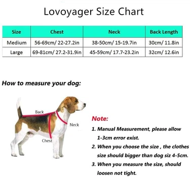 Voyagerpet Рятувальний жилет для собак Voyager Pet Dog Bagpack, M