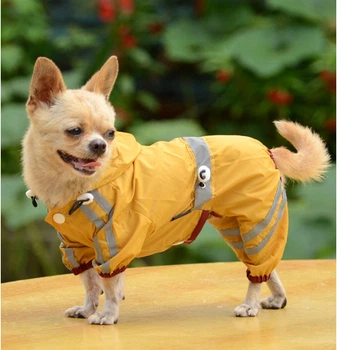 Комбінезон дощовик для собак Pet Style "Professional" Жовтий S