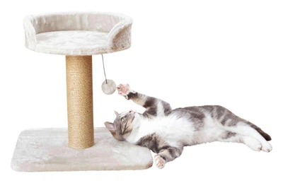 Кігтеточка для котів з лежанкою Trixie Cat Tree Mica 46 см світло-сіра