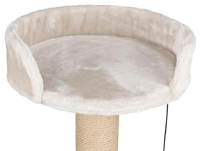 Кігтеточка для котів з лежанкою Trixie Cat Tree Mica 46 см світло-сіра