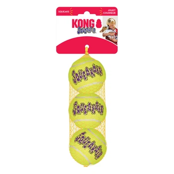 Іграшка KONG SqueakAir Ball м’яч-пискавка для собак середніх порід, M – 3шт