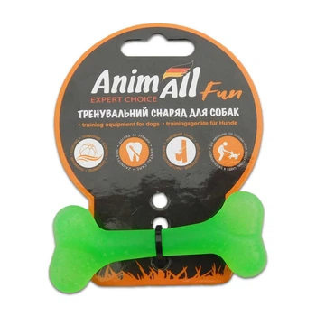 AnimAll Іграшка для собак АнімАлл Фан кістка 8 см, зелений