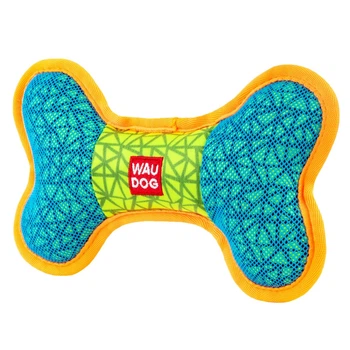 Іграшка для собак Collar WAUDOG Fun, "Кістка", Ш 20 см, Д 12 см, блакитний