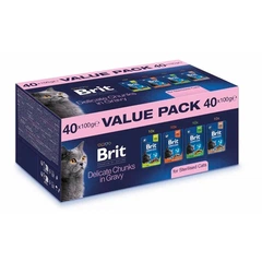 Brit Вологий корм (шматочки в соусі)