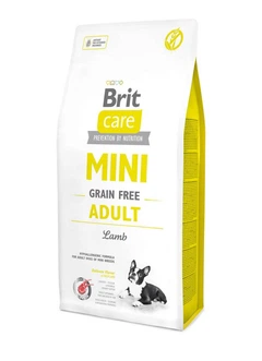 Сухий беззерновий корм Brit Care Mini Adult для собак міні порід з ягнятком 7 кг