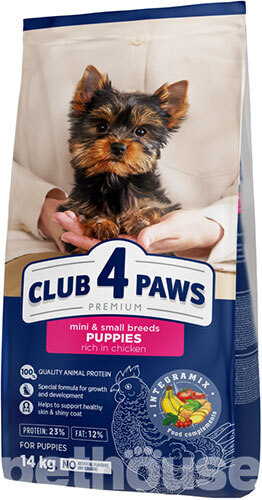 Club 4 Paws Корм з м'ясо птиці курка для собак мініатюрних порід