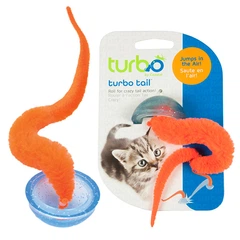 Coastal Turbo Tail Popper інтерактивна іграшка для котів, 19 см