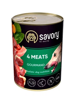 Savory Корм з качкою для дорослих собак