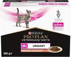 Упаковка вологого корму для котів Purina Pro Plan Veterinary Diets UR ST/OX Urinary для зменшення струвітних каменів, 10 × 85 г