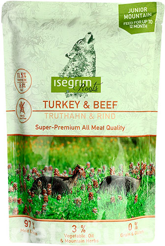 Isegrim Корм з індичка яловичина для собак