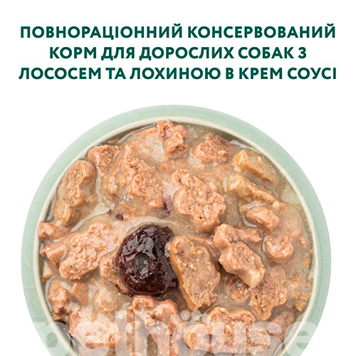 Optimeal Вологий корм (шматочки в соусі) з лососем для собак