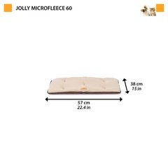 Ferplast Матрац для собак із м'якого тонкого флісу Ferpalst Jolly 60 Mircofleece Dove Grey