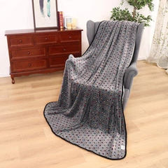 Luposan Теплий м'який плед для домашніх тварин Люпосанчик Coral velvet, 52х76 см, Grey