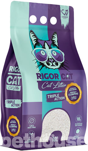 Rigor Cat Наповнювач для котячого туалету, з ароматом лаванди
