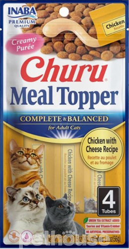 Inaba Churu Meal Topper Кремовий топер з куркою і сиром для котів