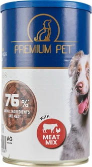 Premium Pet Вологий корм (шматочки в соусі) з курка індичка яловичина телятина для дорослих собак
