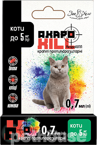 АкароKILL Препарат для котів