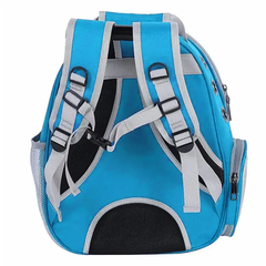 Розсувний рюкзак для перенесення домашніх тварин CosmoPet CP-15 39х34х21см Light Blue (3_07108)