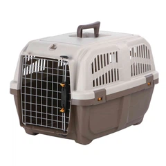 Контейнер-переноска для собак Trixie Skudo 3 вагою до 24 кг Коричневий S 40x39x60 см
