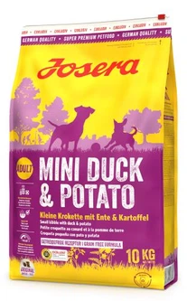 Josera Mini Adult with Duck & Potato - Сухий беззерновий корм з качкою та картоплею для дорослих собак малих порід