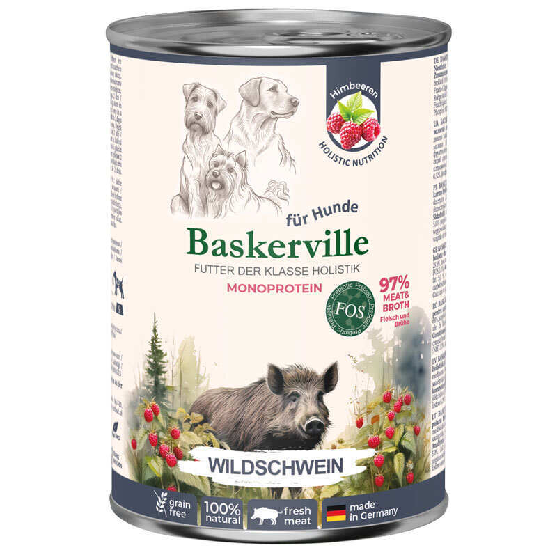 Baskerville Корм з м'ясо дикого кабана для собак