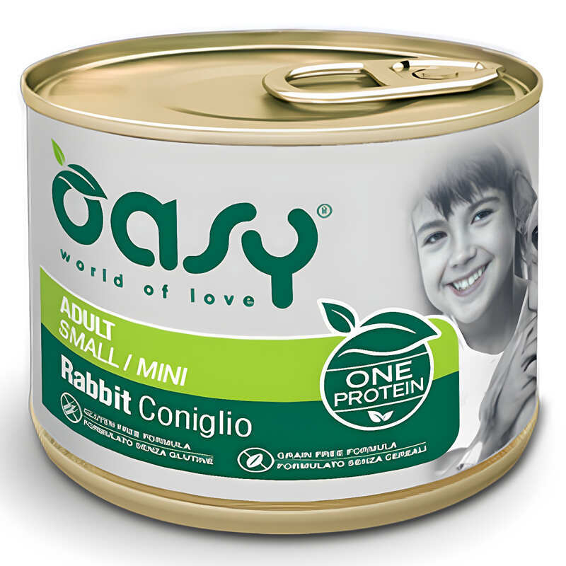 Oasy Корм з кроликом для дорослих собак мініатюрних порід