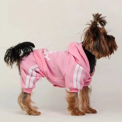 Без бренду Спортивний костюм для собак Adidog S Рожевий (С02)