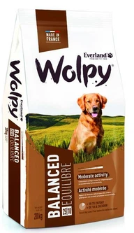 Корм Вулпі Баланс для собак з помірною активністю Everland Wolpy Balanced 20 кг