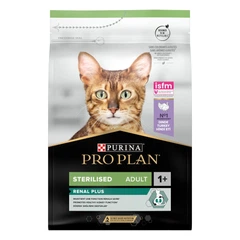 Purina Pro Plan Сухий для стерилізованих котів ProPlan Sterilised Adult 1+ Renal Plus 3 кг - індічка