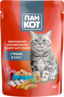 Пан Кіт з рибою в соусі (100гр.х24шт)2,4 кг