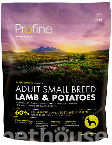 Profine Dog Adult Small Breed Lamb & Potatoes — Сухий корм для собак малих порід