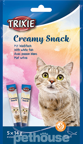 Trixie Ласощі Creamy Мусові білою для котів